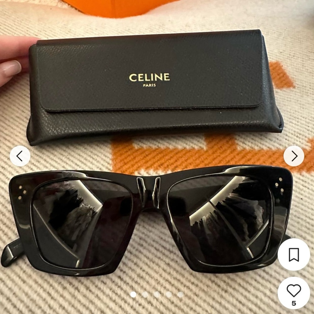 Celine Black Sunglasses with Case